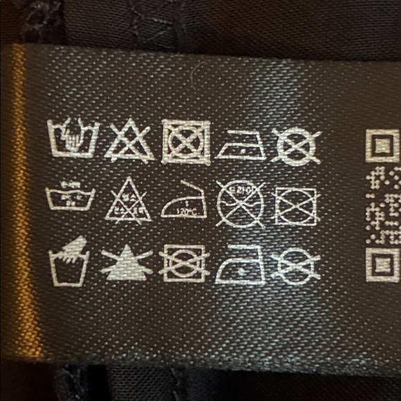 NWT. Zara ZW Collection Black Cutwork Embroider Mid-Waist Trousers. Size XL. - Picture 11 of 12